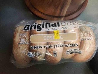 Original Bagel Sesame Sliced 6