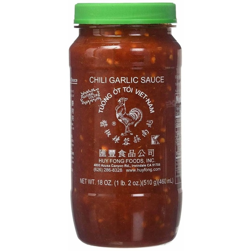 Huy Fong Chili Garlic Sauce 18 Oz Jar 12ct Case