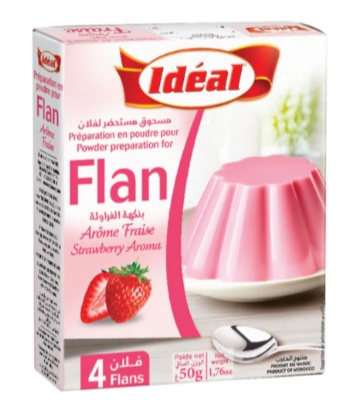 Ideal Strawberry Custard 50 G