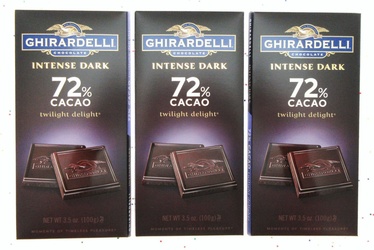 Ghirardelli Chocolate Intense Dark 72% Cacao Twilight Delight Bar