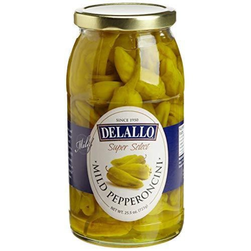 Delallo Mild Whole Pepperoncini 25.5 Fl Oz