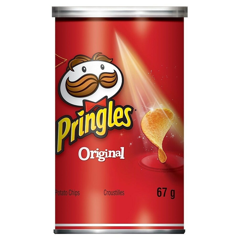 Pringles Potato Crisps Chips, Original, Grab N' Go Snack Pack