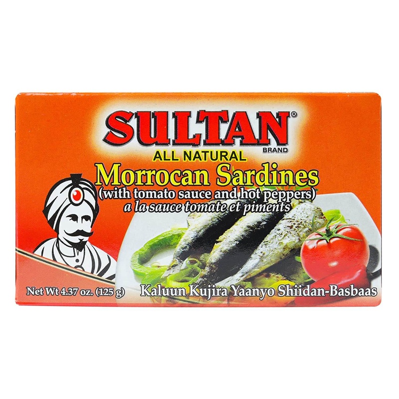 Sultan Sardines In Tomato Sauce And Hot Peppers 4.37oz