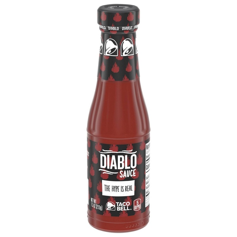Taco Bell Diablo Sauce, 7.5 Oz Bottle