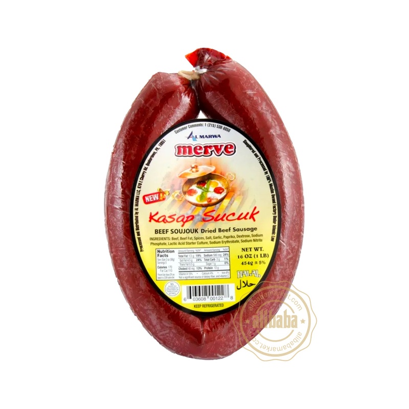 Merve Beef Soujouk Butcher Style