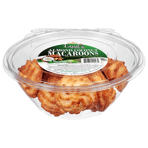 Layal's Gourmet Sweets Almond Coconut Macaroons 8 Oz