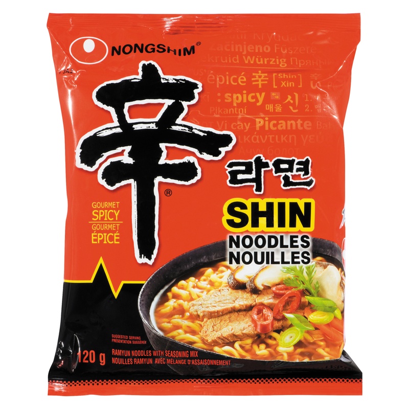 Nongshim Nong Shim Shin Ramyun Noodle Gourmet Spicy Soup, 4.2 Oz