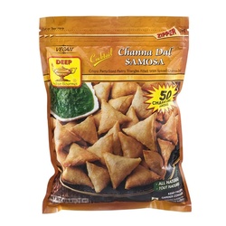 Deep Frozen Cocktail Samosa Chana Dal , 50 Pieces