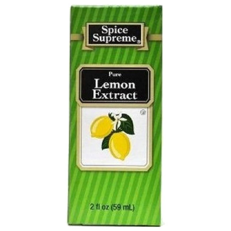 Spice Supreme Pure Lemon Extract 2 Fl Oz