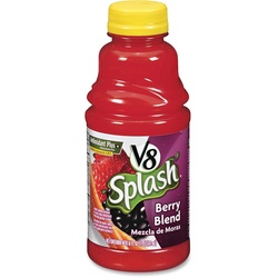 V8 Splash Berry Blend Flavored Juice Beverage, 16 Fl Oz Bottle