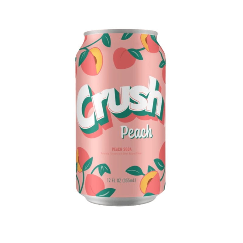 Crush Peach Soda - 12 Pack Cans 144.00 Fl Oz