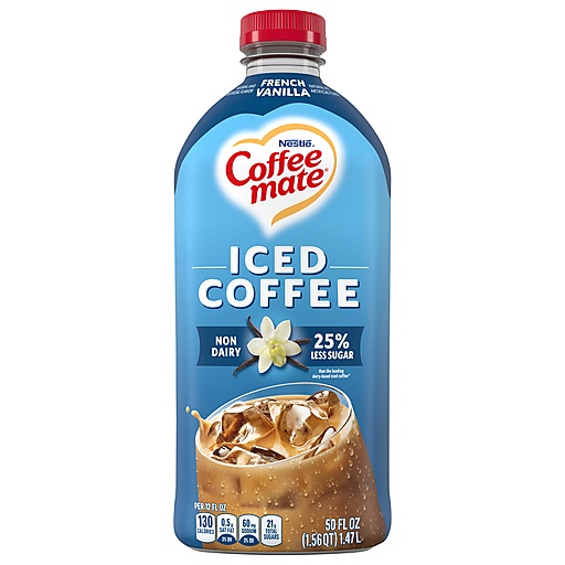 Coffee mate Iced Non Dairy, French Vanilla 50 Fl Oz
