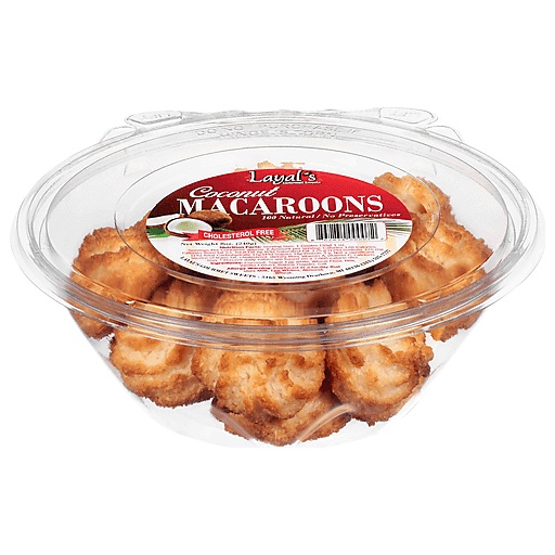 Layal's Gourmet Sweets Coconut Macaroons 8 Oz