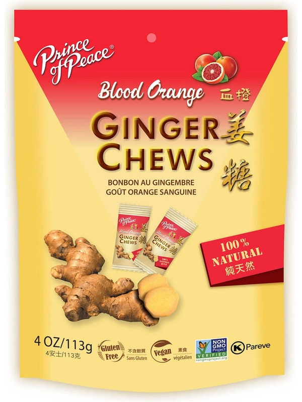 Prince Of Peace Ginger Chews Blood Orange - 1 Each-4 Oz