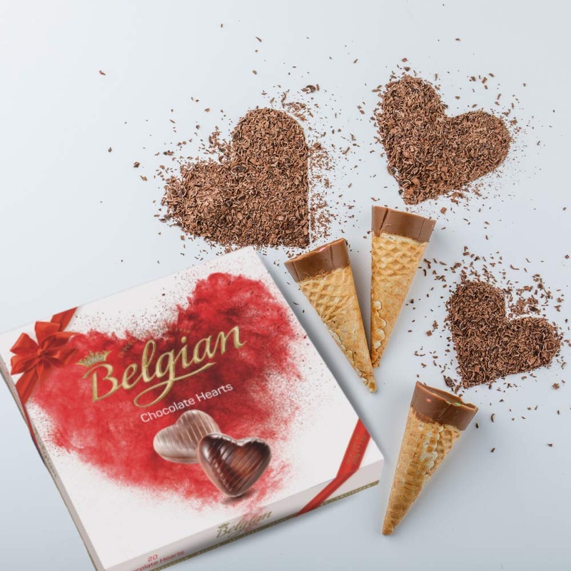 Belgian Chocolate Hearts