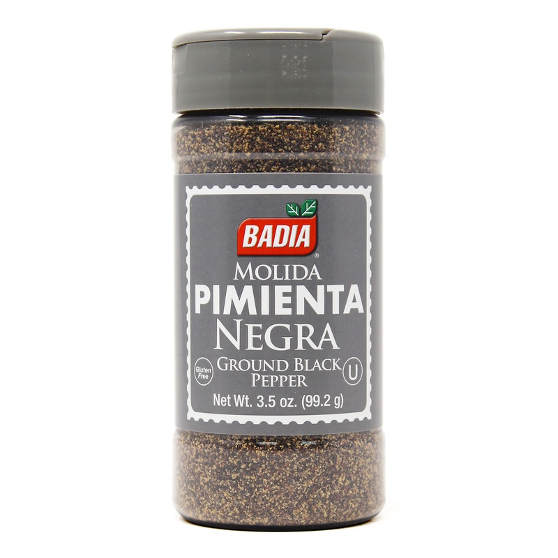 Badia Pimienta Negra Molida/ Ground Black Pepper
