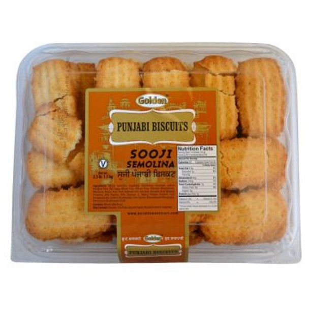 Golden Punjabi Biscuits Sooji 680g
