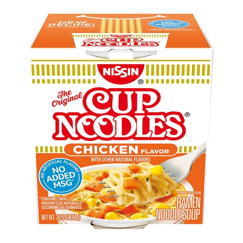 Nissin The Original Cup Noodles Chicken Flavor Ramen Noodle Soup 2.25 Oz