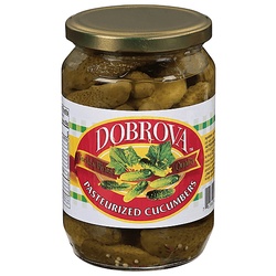 Dobrova Canned Pickled Cucumber 12.3 Oz 350 Gr