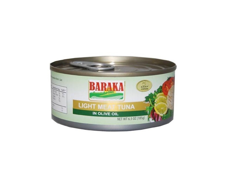 Baraka Light Meat Tuna In Olive Oil 185g