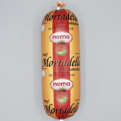 Nema Beef Mortadella With Pistachio Halal 16oz