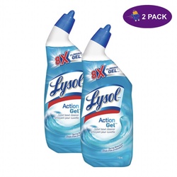 Lysol Action Gel Toilet Bowl Cleaner Spring Waterfall 710ml