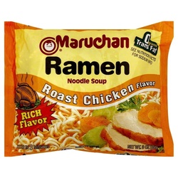 Maruchan Roast Chicken Flavor Ramen Noodle Soup 3 Oz. Bag