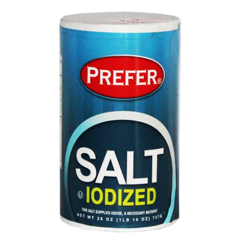 Prefer Iodized Salt 26oz