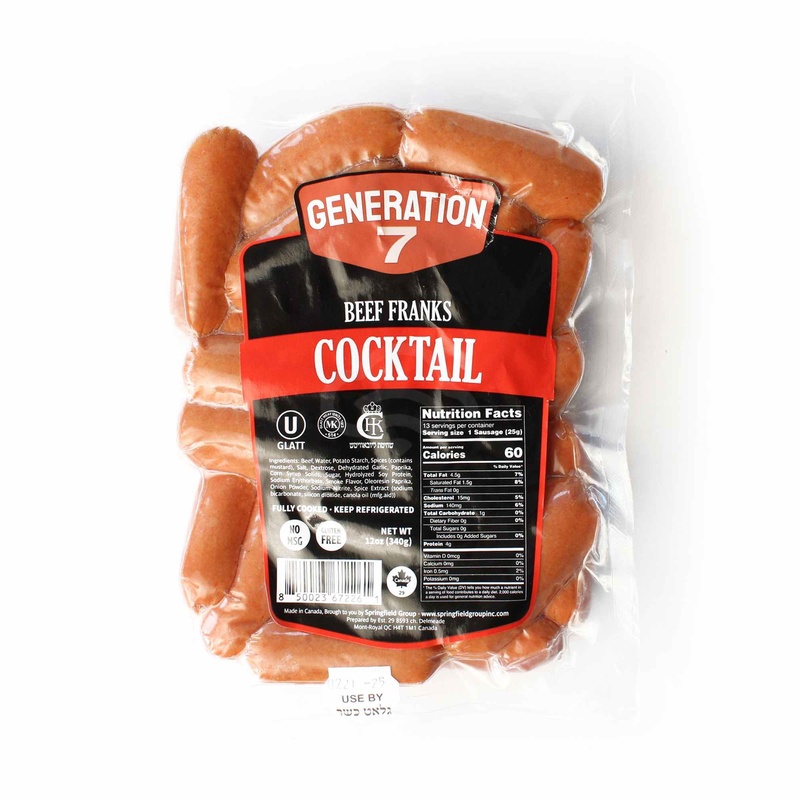 Beef Mini Franks 12 Oz
