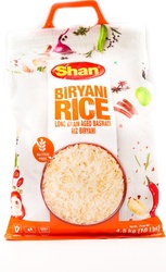 Shan Extra Long Grain Aged Basmati Biryani Rice , Premium Grade