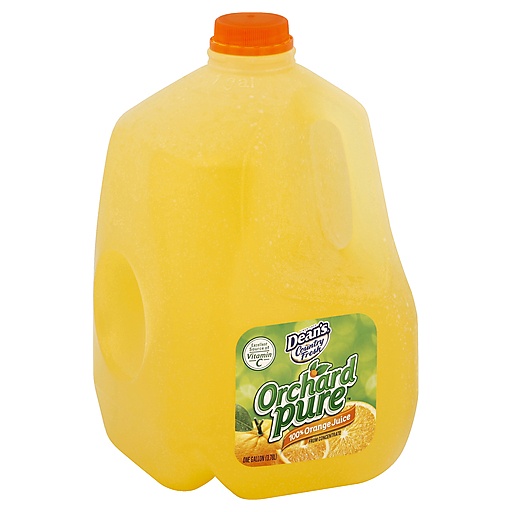 Orchard Pure 100% Orange Juice From Concentrate Gallon Plastic Jug