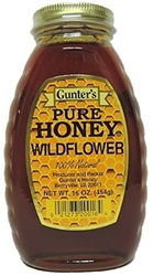 Gunterâ€™s Pure Honey Wildflower, 16 Oz, Each,
