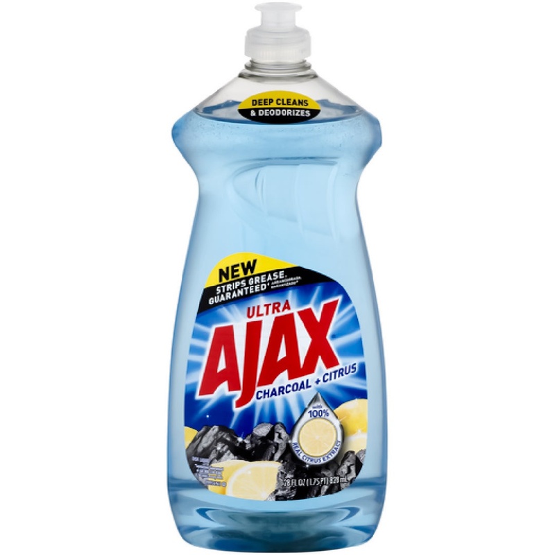 Ajax Dish Liquid, Charcoal + Citrus 28 Fl Oz