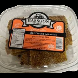 Hassoon Bakery Santarosa Dates Cookies With Sesame 10 Oz