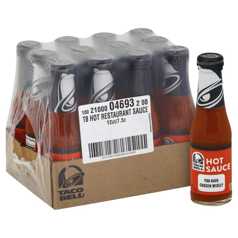 Taco Bell Hot Sauce, 7.5 Oz Bottle