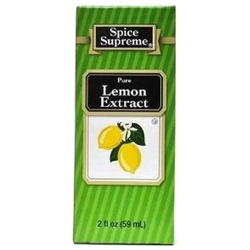Spice Supreme Pure Lemon Extract 2 Fl Oz