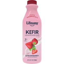 Lifeway Kefir Cultured Strawberry Milk Smoothie 32.00 Fl Oz