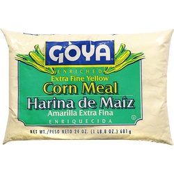 Goya Corn Meal, Enriched, Extra Fine Yellow 24 Oz
