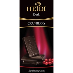 Heidi Dark Chocolate With Cranberry 80g/2.82oz