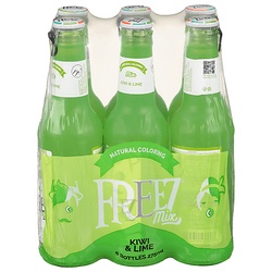 Freez Mix Kiwi & Lime Carbonated Drink 6 - 275 Ml Bottles