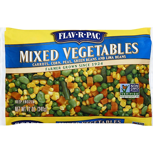Flav R Pac Mixed Vegetables 12 Oz