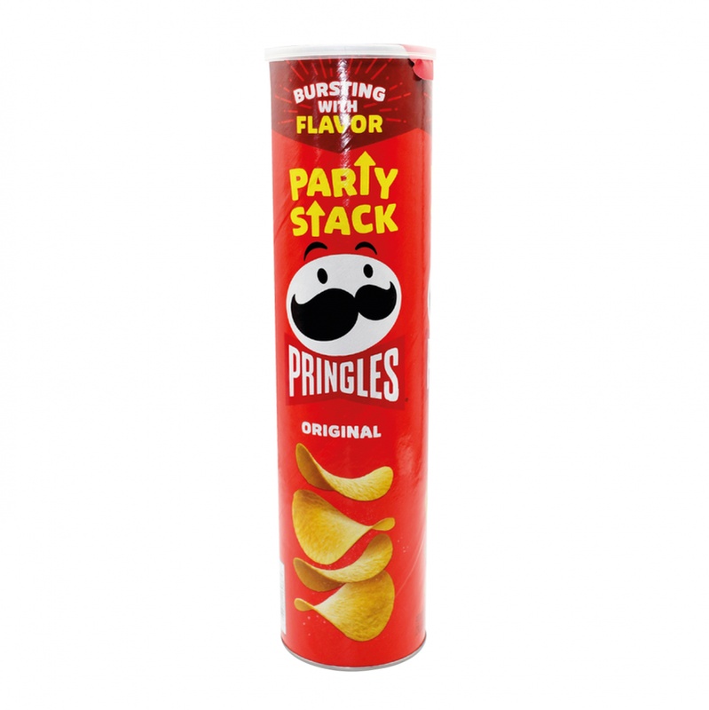 Pringles Potato Crisps Chips, Original, Party Stack 6.8 Oz