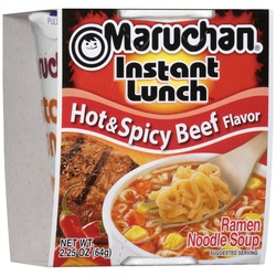 Maruchan Instant Lunch Hot & Spicy Beef Flavor Ramen Noodle Soup