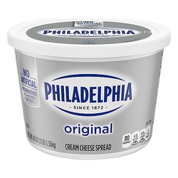 Philadelphia Cream Cheese Spread, Original 48 Oz