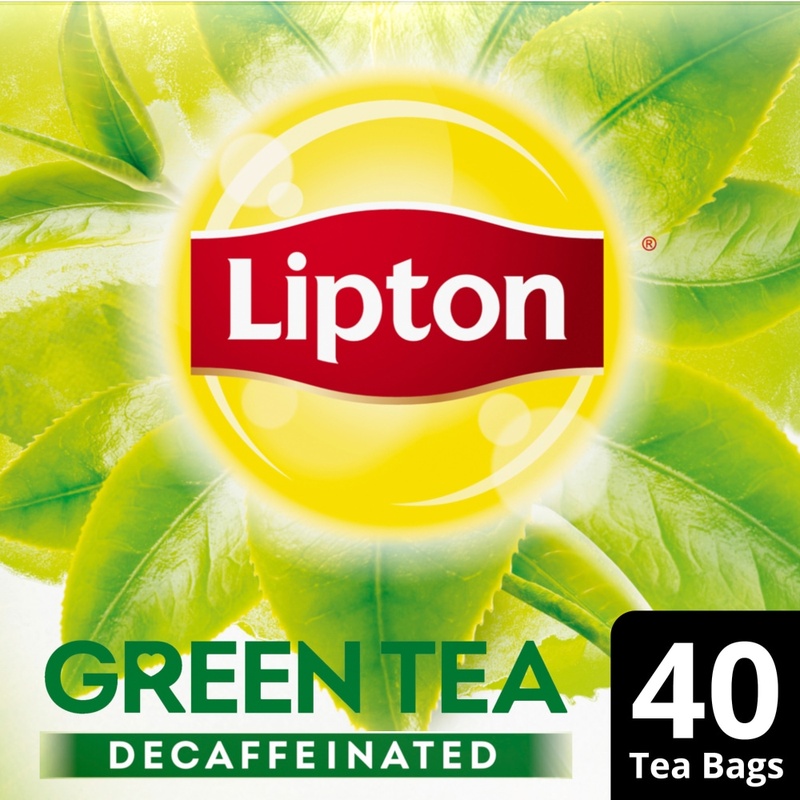 Lipton Decaffeinated Green Tea, Tea Bags