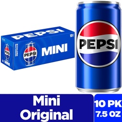 Pepsi Cola Soda Mini Cans