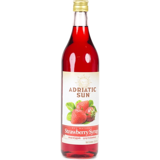 Adriatic Sun Strawberry Syrup 1L