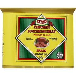 Ziyad Luncheon Meat, Chicken 12 Oz