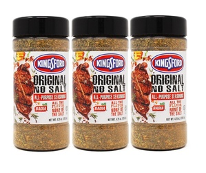3 Pack Badia Kingsford Original NO SALT/All Purpose seasoning/BBQ Grill/Sazon