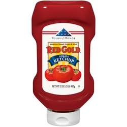 Red Gold Tomato Ketchup 32 Oz Bottle